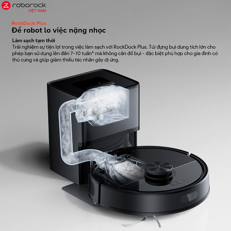 Robot hút bụi lau nhà Roborock Q7 Pro Max + - Hàng Chính Hãng 4 Robot hút bụi lau nhà Roborock Q7 Pro Max Plus