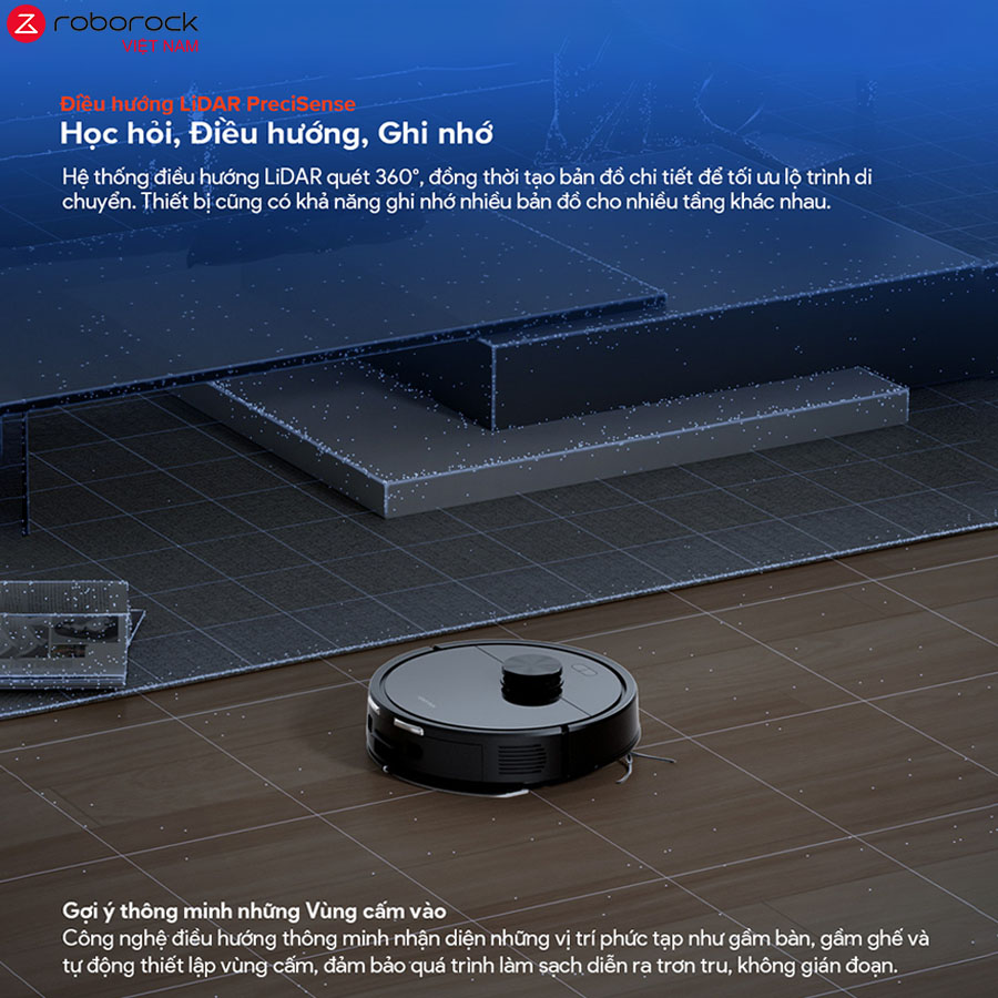 Robot hút bụi lau nhà Roborock Q7 Pro Max - Hàng Chính Hãng 4 Robot hút bụi lau nhà Roborock Q7 Pro Max