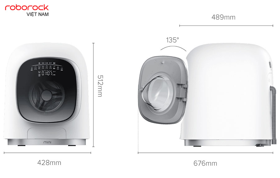 Máy giặt sấy Roborock Zeo Mini