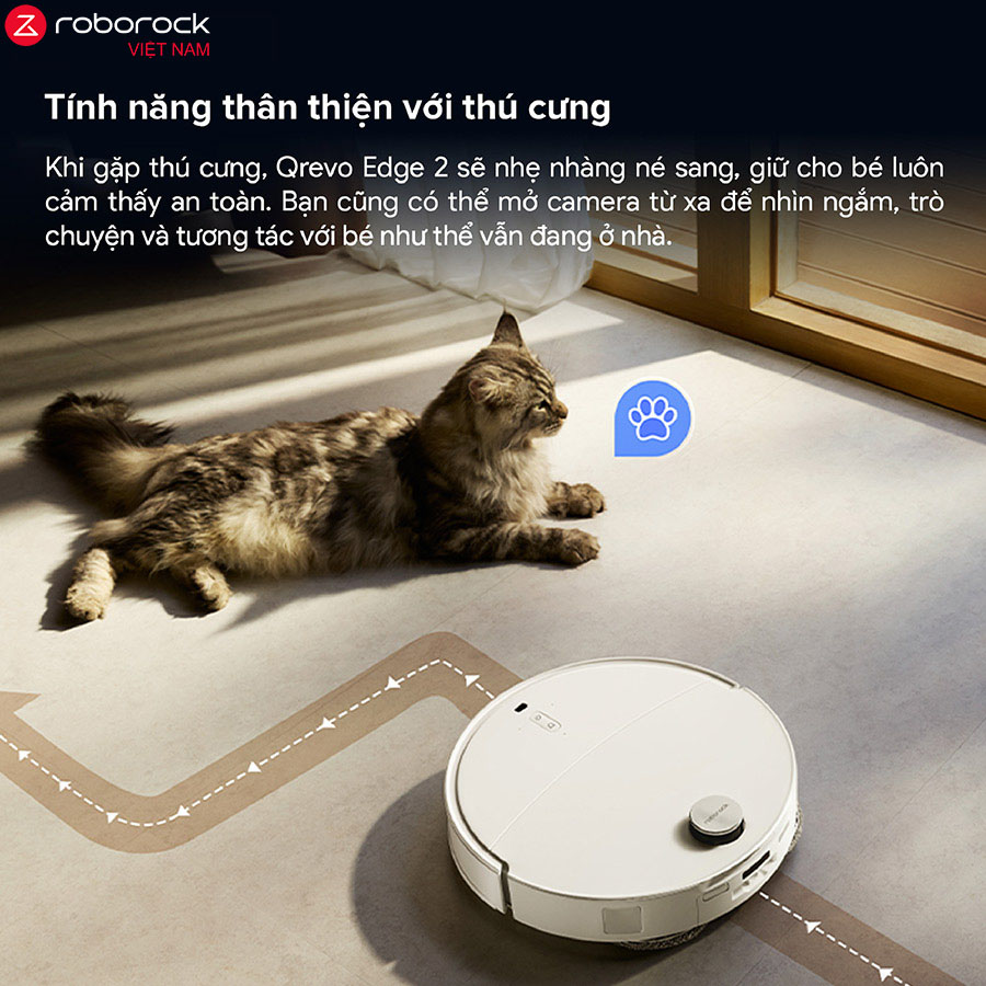 Robot hút bụi lau nhà Roborock Qrevo Edge 2