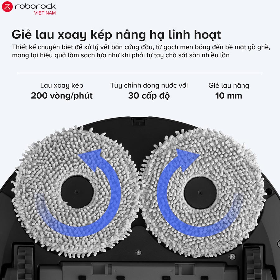Robot hút bụi lau nhà Roborock Qrevo S Pro - Hàng Chính Hãng 4 Roborock Qrevo S Pro