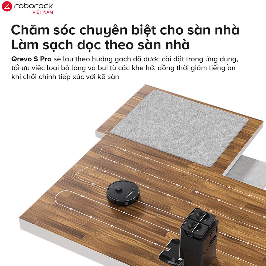 Robot hút bụi lau nhà Roborock Qrevo S Pro - Hàng Chính Hãng 14 Roborock Qrevo S Pro