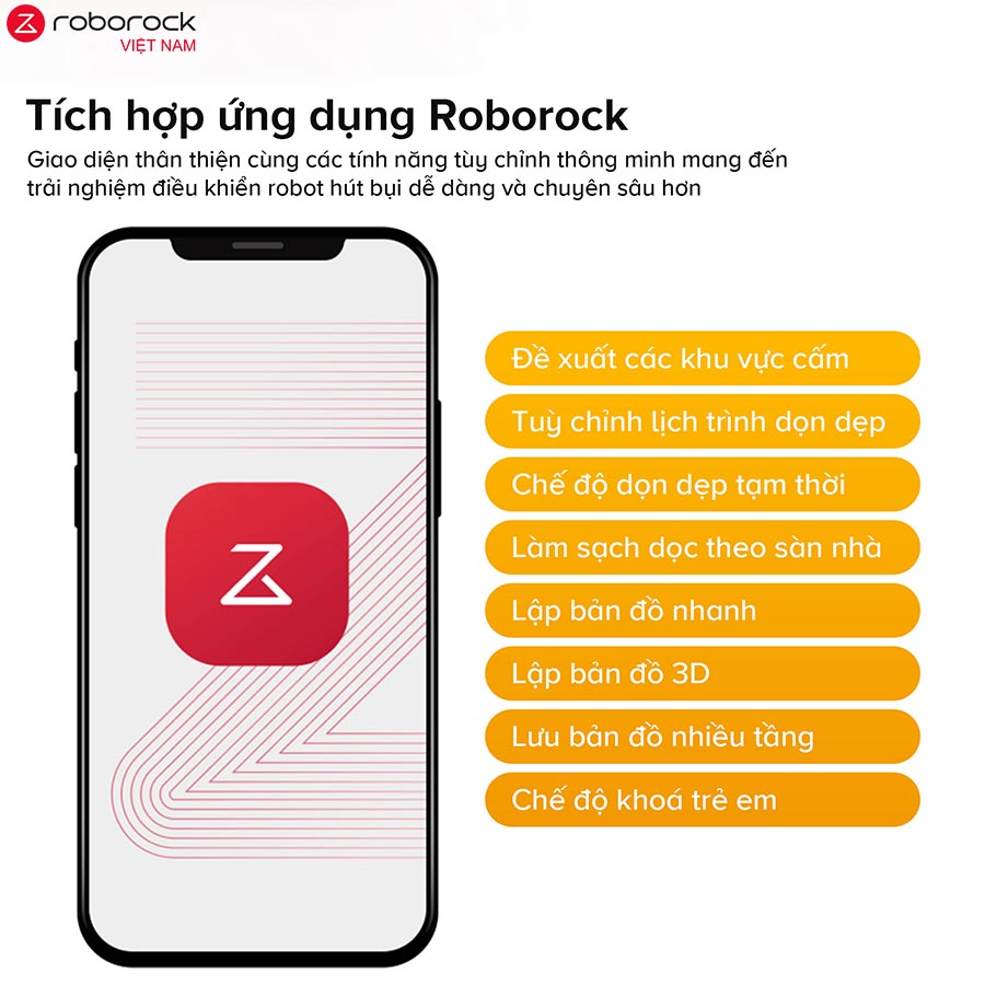 Robot hút bụi lau nhà Roborock Qrevo S Pro - Hàng Chính Hãng 15 Roborock Qrevo S Pro