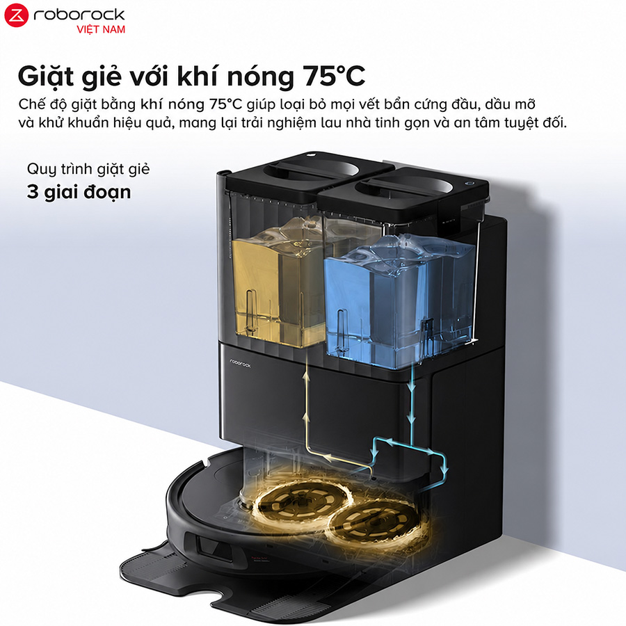 Robot hút bụi lau nhà Roborock Qrevo S Pro - Hàng Chính Hãng 6 Roborock Qrevo S PRO