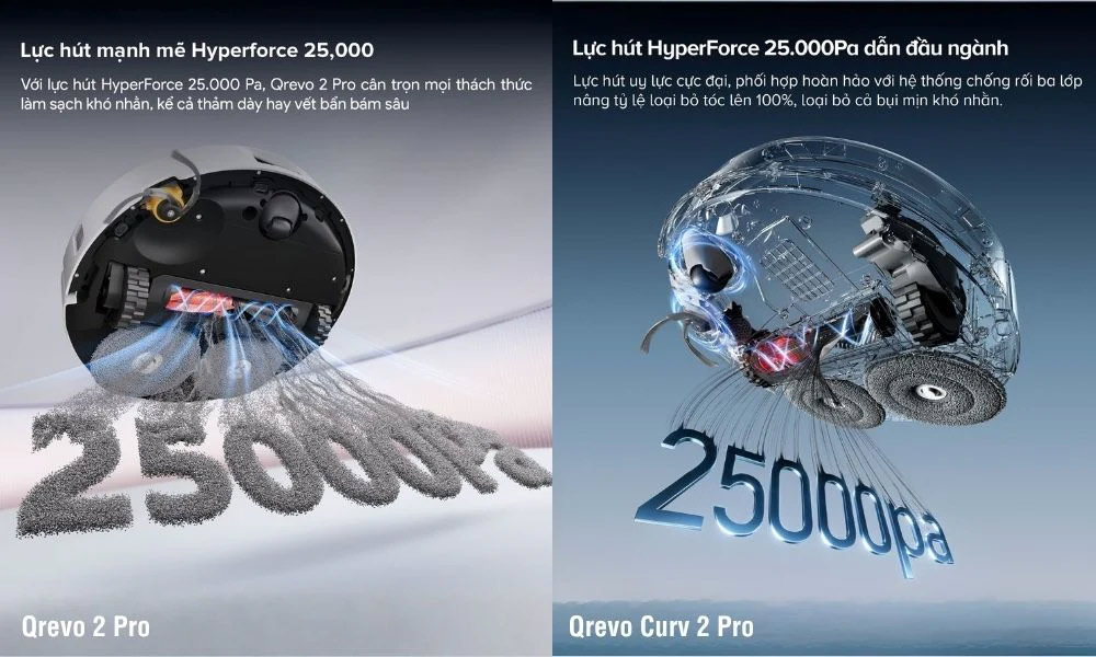 So sánh Qrevo 2 Pro và Qrevo Curv 2 Pro: Khác biệt lớn nhất nằm ở đâu? 14 So sánh Qrevo 2 Pro và Qrevo Curv 2 Pro: Khác biệt lớn nhất nằm ở đâu?