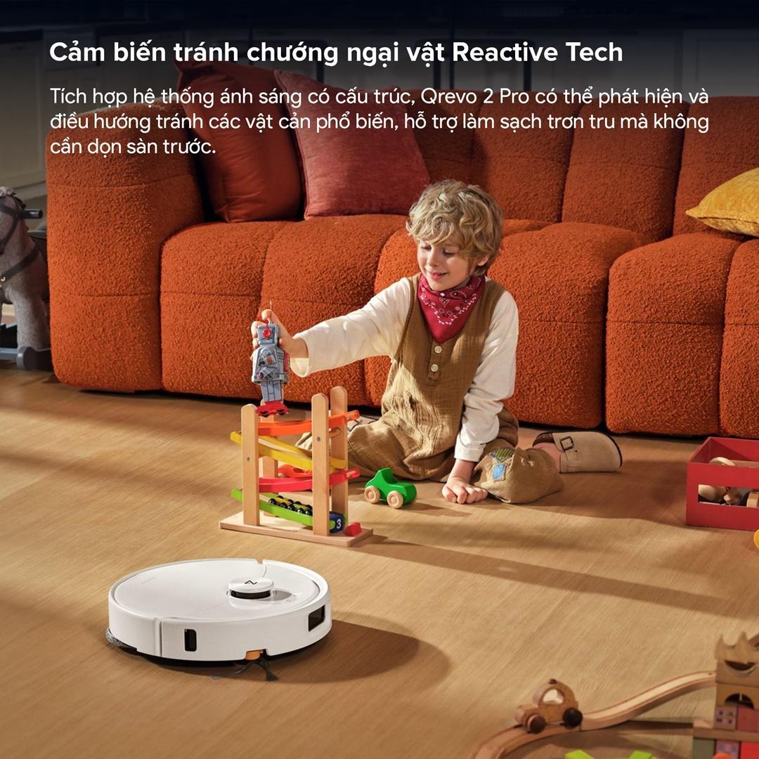Chổi cạnh đảo chiều là gì? Một trong những nâng cấp đáng chú ý trên Qrevo 2 Pro? 17 Chổi cạnh đảo chiều là gì? Một trong những nâng cấp đáng chú ý trên Qrevo 2 Pro?