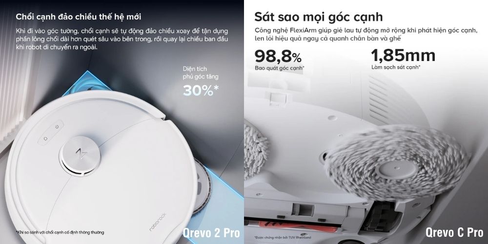 So sánh Qrevo C Pro và Qrevo 2 Pro: Trong cùng tầm giá, nên mua model nào? 19 So sánh Qrevo C Pro và Qrevo 2 Pro