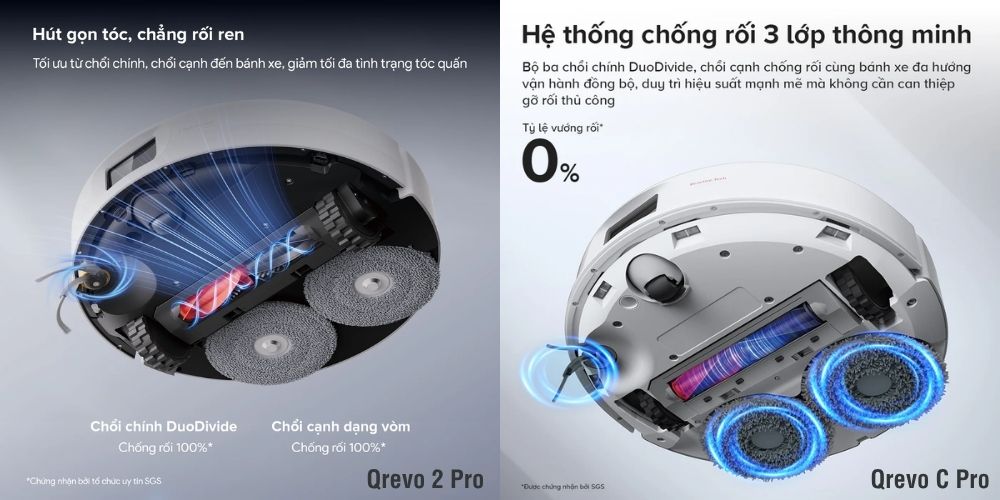 So sánh Qrevo C Pro và Qrevo 2 Pro: Trong cùng tầm giá, nên mua model nào? 18 So sánh Qrevo C Pro và Qrevo 2 Pro