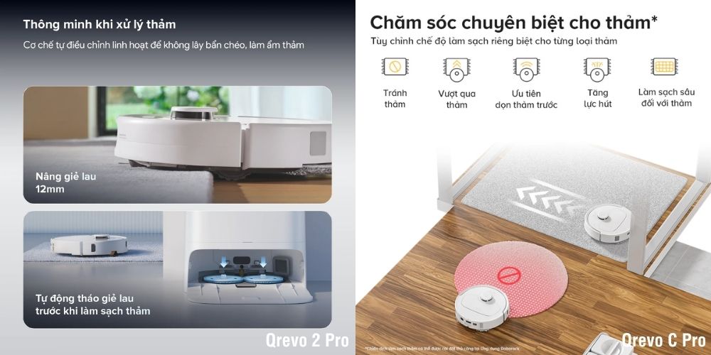 So sánh Qrevo C Pro và Qrevo 2 Pro: Trong cùng tầm giá, nên mua model nào? 20 So sánh Qrevo C Pro và Qrevo 2 Pro
