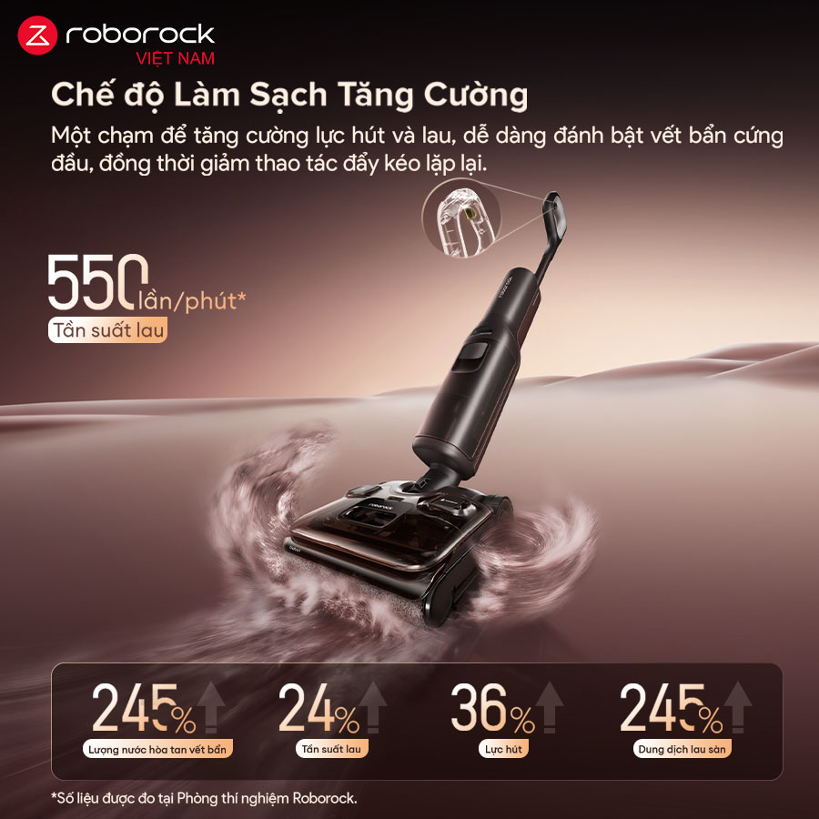 Máy hút bụi lau nhà Roborock F25 Pro Turbo - Hàng Chính Hãng 3 Roborock F25 Pro Turbo