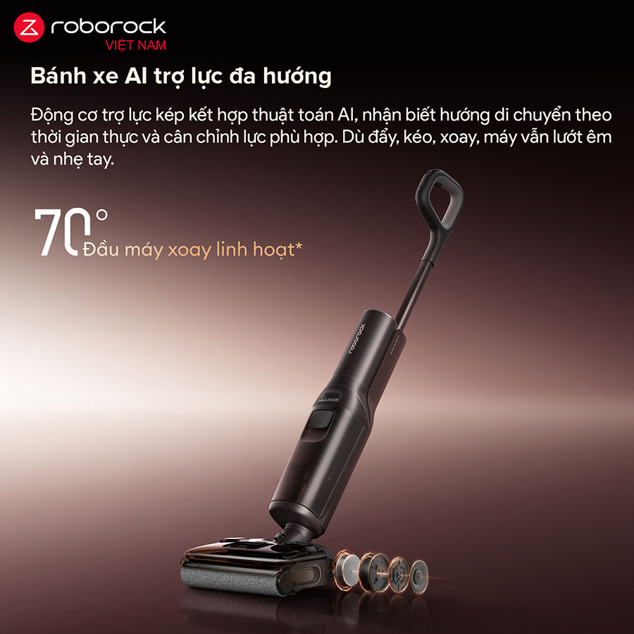 Máy hút bụi lau nhà Roborock F25 Pro Turbo - Hàng Chính Hãng 8 Roborock F25 Pro Turbo