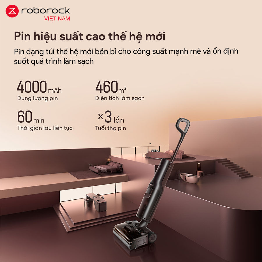 Máy hút bụi lau nhà Roborock F25 Pro Turbo - Hàng Chính Hãng 14 Roborock F25 Pro Turbo