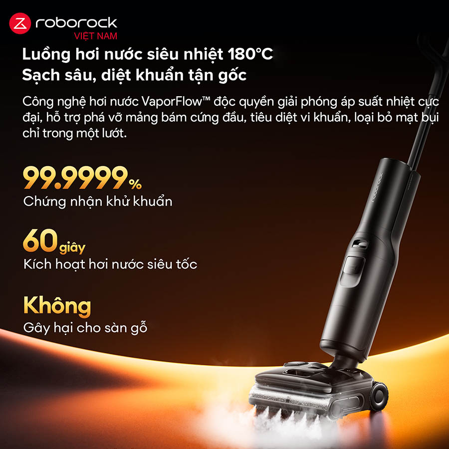 Máy hút bụi lau nhà Roborock F25 Steam - Hàng Chính Hãng 3 Roborock F25 Steam