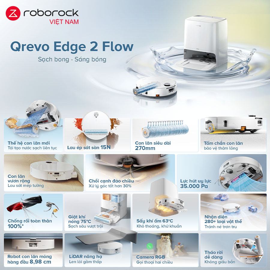 Roborock Qrevo Edge 2 Flow